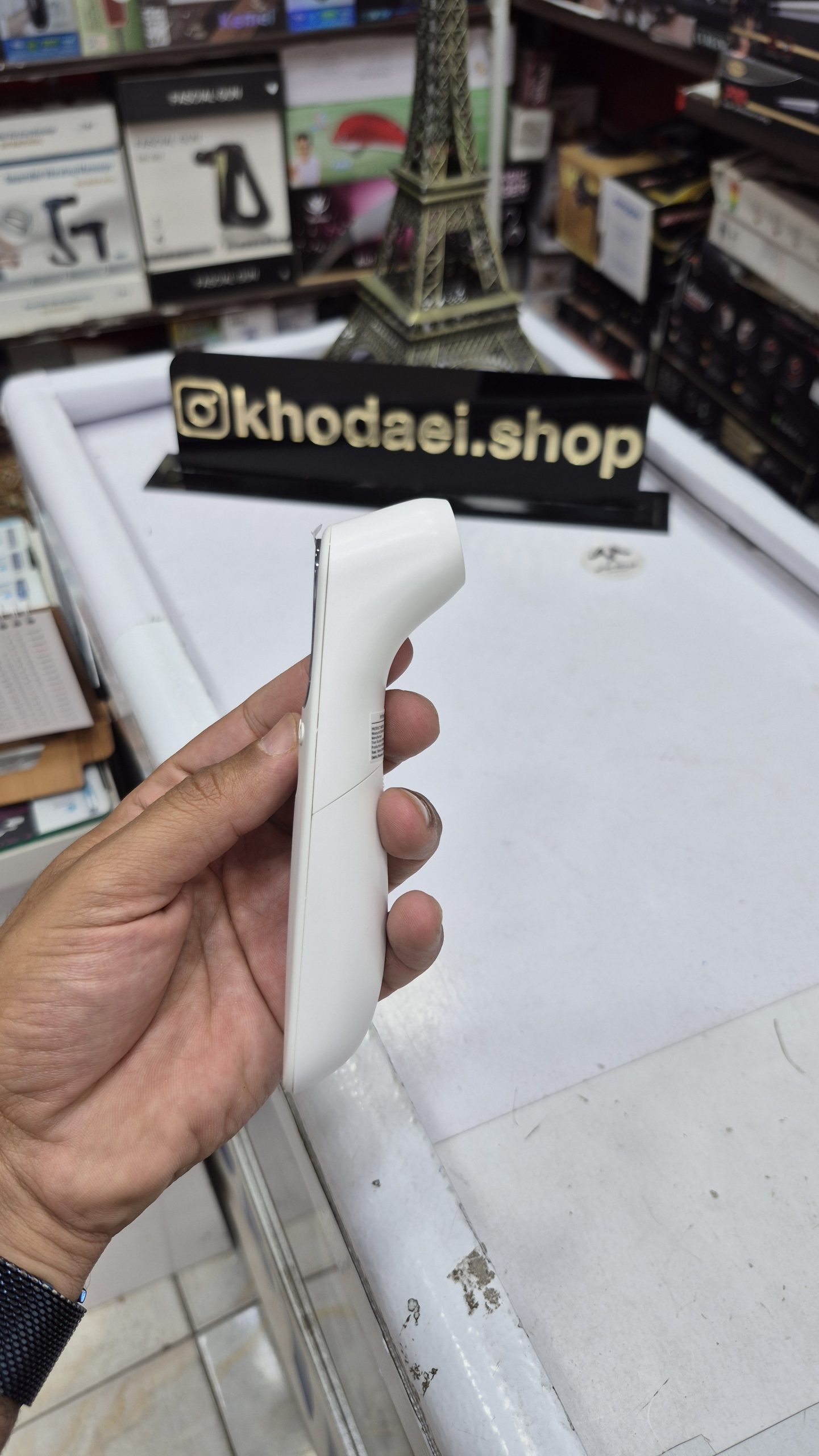 تب سنج دماسنج دیجیتالی لیزری Aique مدل AD802 — تصویر ۵
