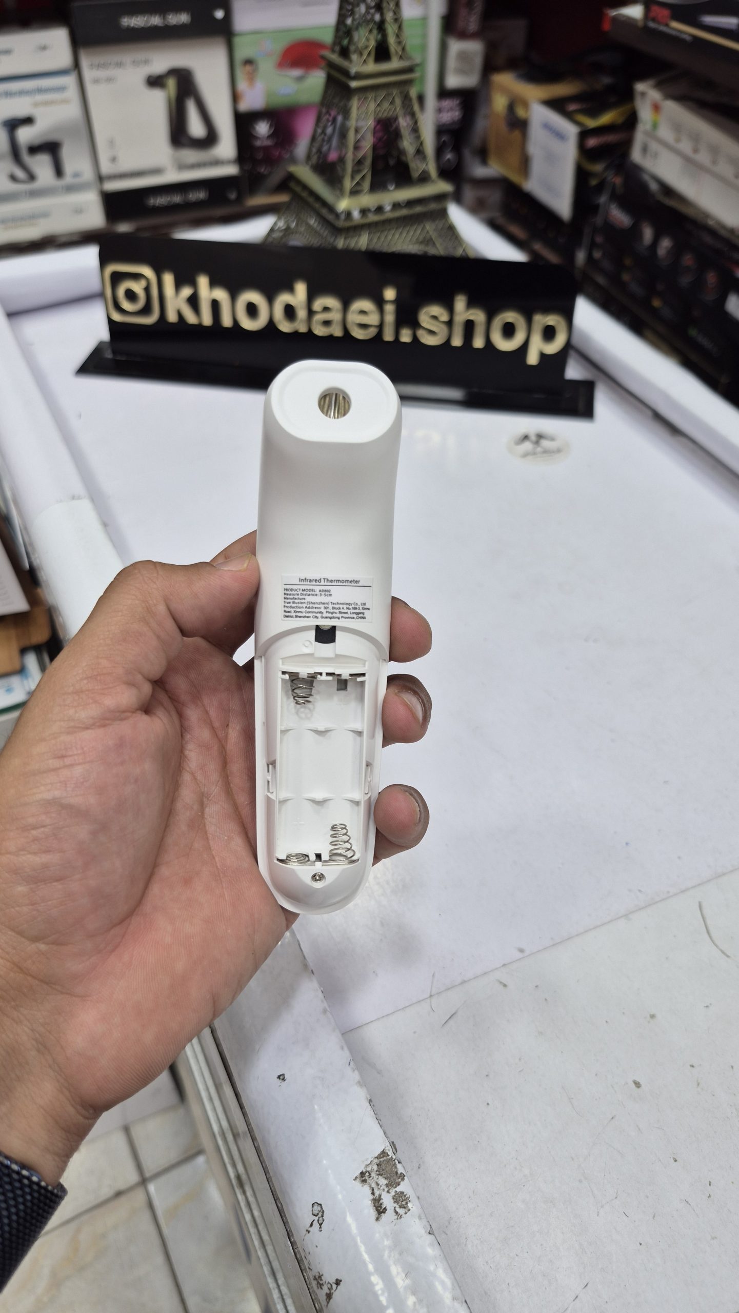 تب سنج دماسنج دیجیتالی لیزری Aique مدل AD802 — تصویر ۶