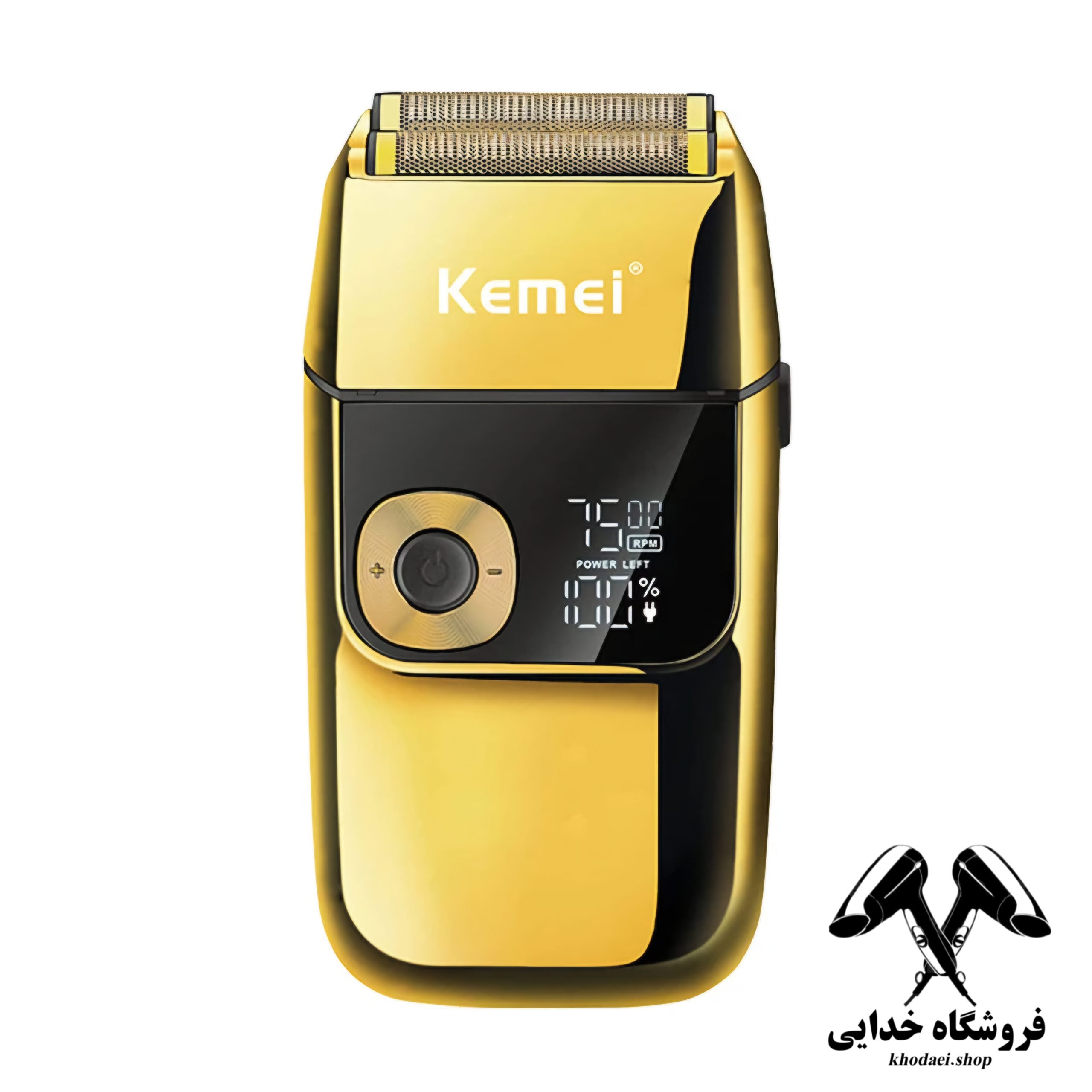 ماشین اصلاح شیور کیمی مدل KM-2028 با تکنولوژی برش مستقیم و ضد آب — تصویر ۲