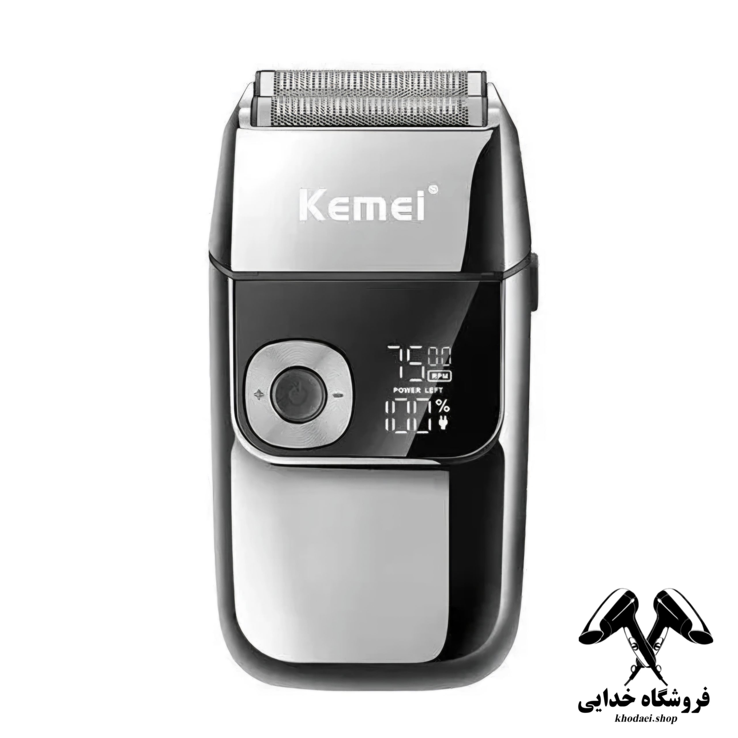 ماشین اصلاح شیور کیمی مدل KM-2028 با تکنولوژی برش مستقیم و ضد آب — تصویر ۵