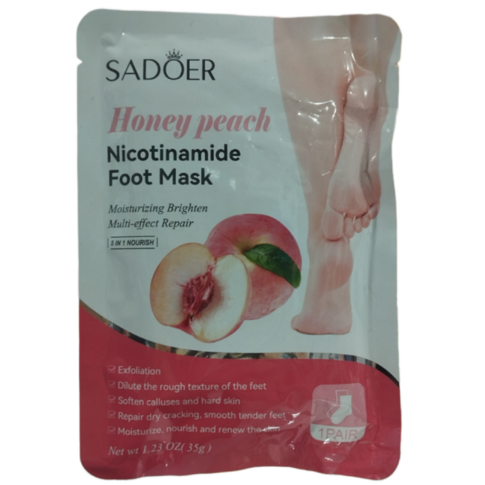 ماسک پا جورابی سادور مدل هلو SADOER حجم 35 گرم — تصویر ۳