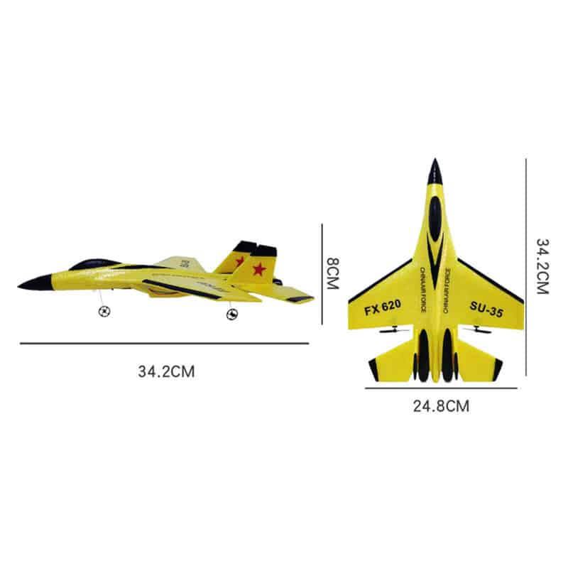 هواپیما بازی کنترلی مدل SU35 – FX620 — تصویر ۵