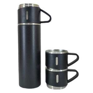 فلاسک مدل کادویی VACUUM FLASK SET گنجایش 0.5 لیتر به همراه لیوان — تصویر ۲