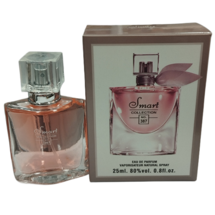 عطر ادکلن ادوپرفیوم زنانه اسمارت کالکشن کد 387 رایحه لانکوم لاویه است بل حجم 25 میل