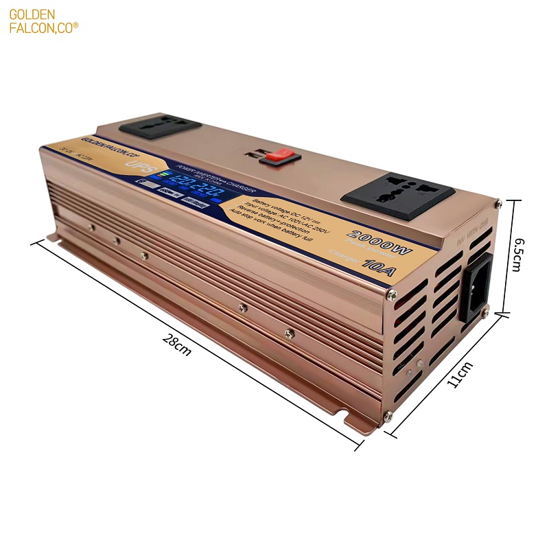 اینورتر یو پی اس شبه سینوسی 2000 وات 12 ولت 10 آمپر Golden Falcon — تصویر ۳