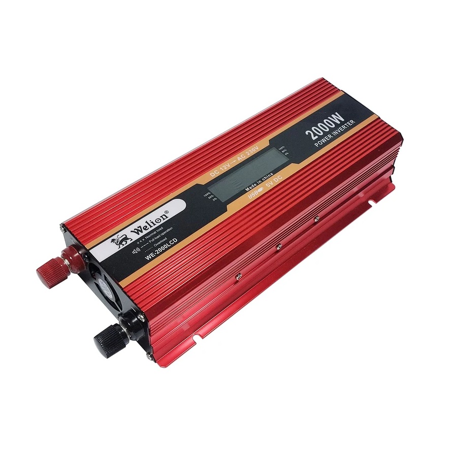مبدل برق خودرو 2000 وات 12 ولت Welion (ویلیون) مدل We-2000LCD — تصویر ۷