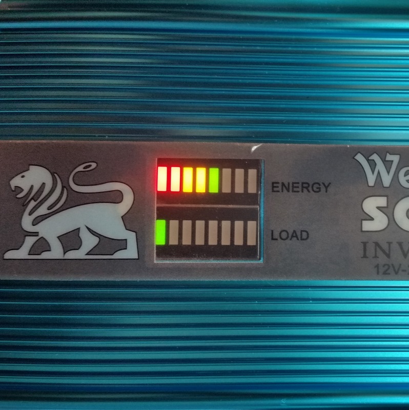 مبدل برق خودرو 2000 وات 12 ولت Welion (ویلیون) مدل INV-2000LED — تصویر ۴