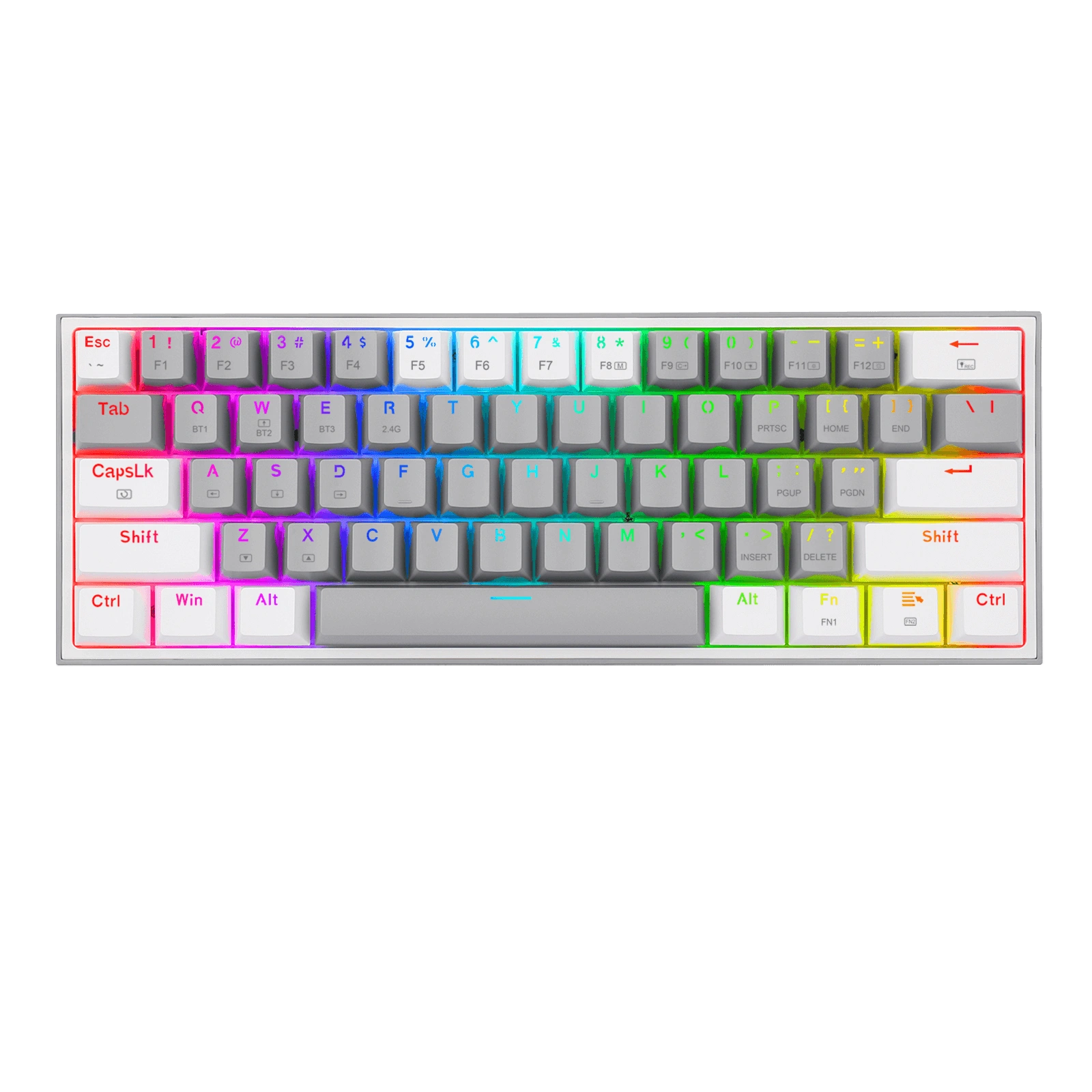 کیبورد گیمینگ مکانیکال بی‌سیم و باسیم ردراگون FIZZ Pro K616 RGB