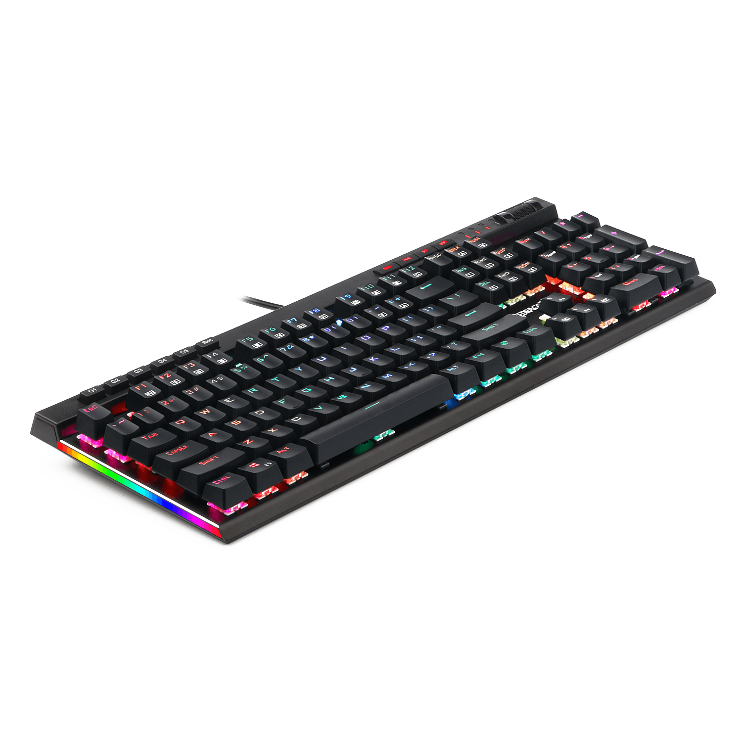 کیبورد مکانیکال گیمینگ Redragon VATA K580 RGB | دارای 5 کلید ماکرو، سوئیچ آبی و نورپردازی RGB — تصویر ۷