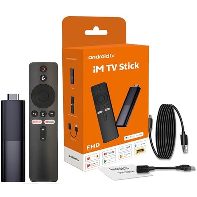 اندروید باکس Xiaomi iM TV Stick 4K HDR Android TV با ریموت صوتی Google Assistant