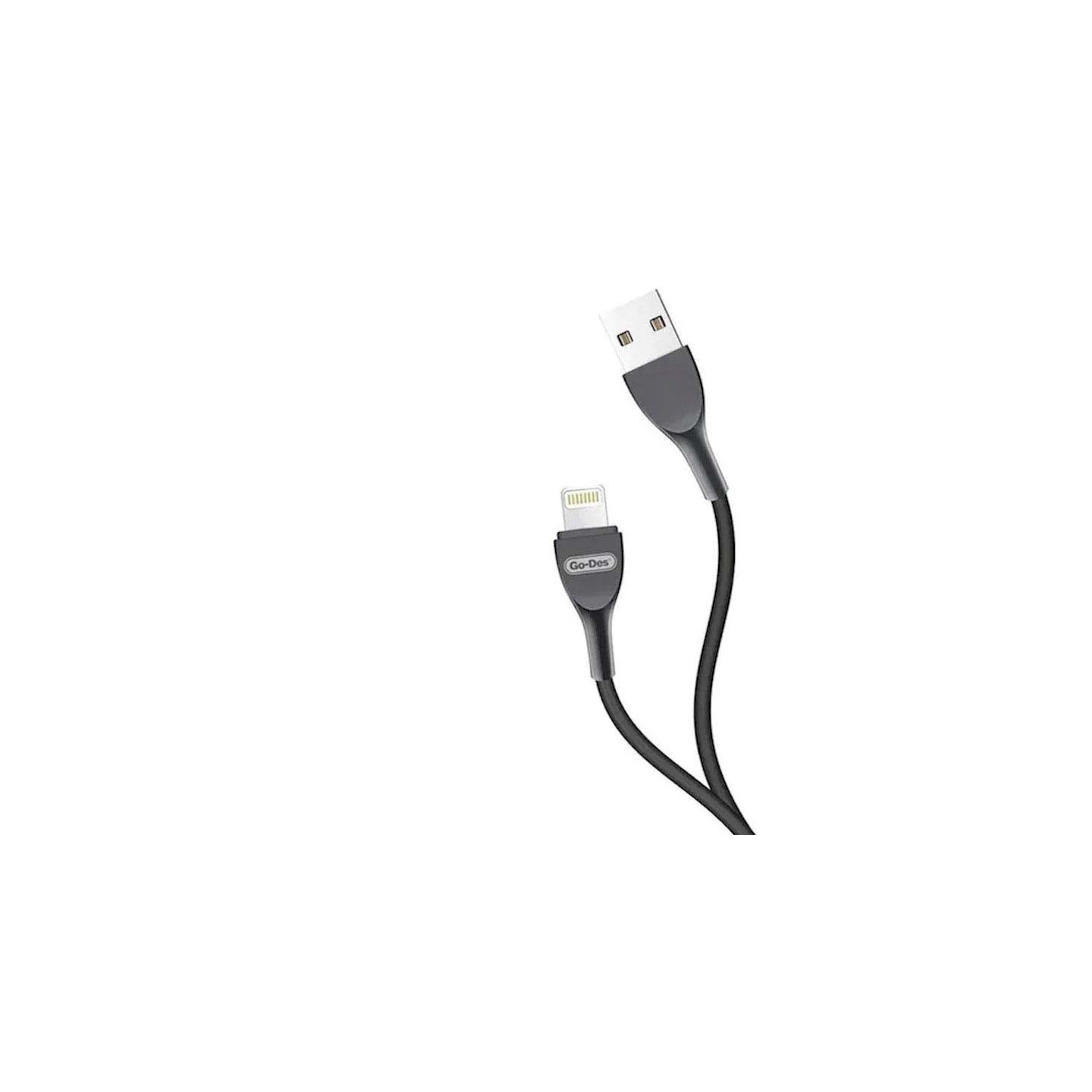 کابل شارژ و انتقال داده Lightning Go-Des GD-UC510IP | کابل فست شارژ 2.4 آمپر آیفون 1 متری