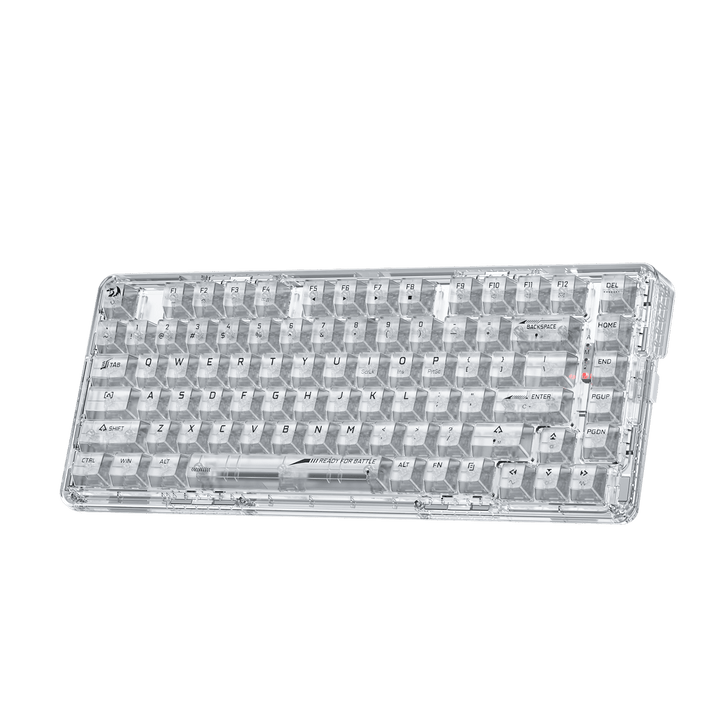 Redragon K649 PRO 78% Wireless Gasket RGB Gaming Keyboard | کیبورد گیمینگ شفاف بیسیم با اتصال 3 حالته و سوییچ قابل تعویض — تصویر ۷