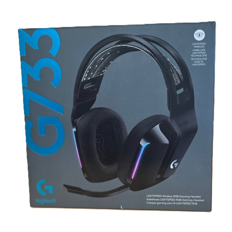 هدست لاجیتک مدل G733 LIGHTSPEED RGB BLACK — تصویر ۸
