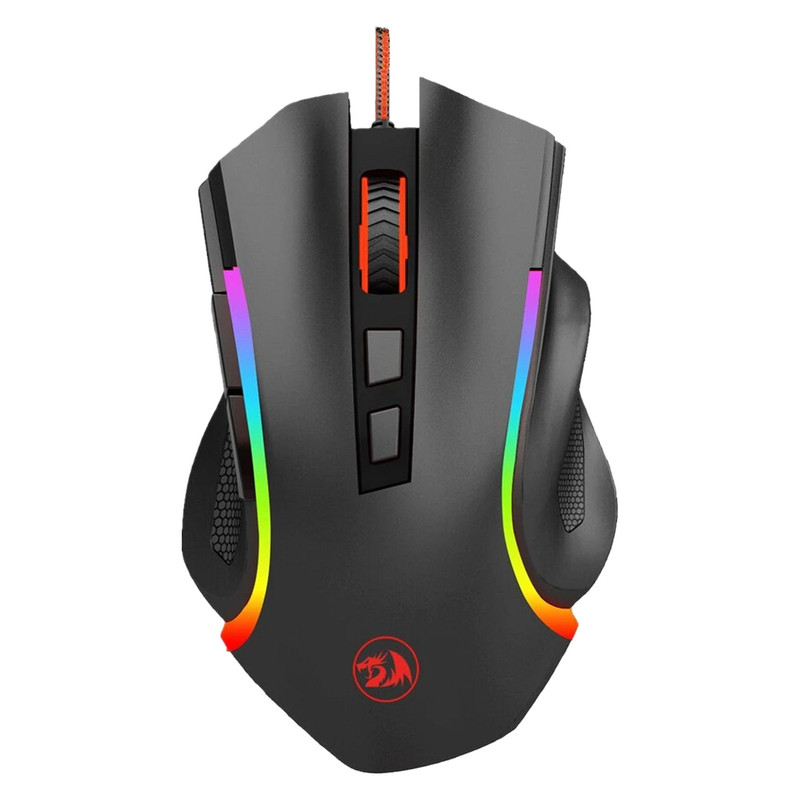ماوس گیمینگ حرفه‌ای REDRAGON Griffin M607 – نورپردازی RGB با ۷ دکمه قابل برنامه‌ریزی و سنسور ۷۲۰۰ DPI برای بازی‌های FPS & MMO