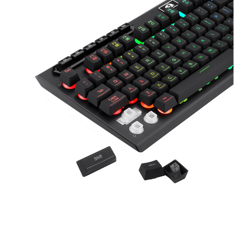 کیبورد مخصوص بازی ردراگون مدل Aditya K513-RGB — تصویر ۵