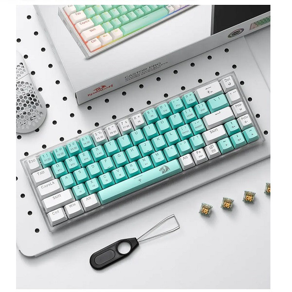 کیبورد مخصوص بازی ردراگون مدل Castor Pro K631RGB-PRO-GW — تصویر ۵