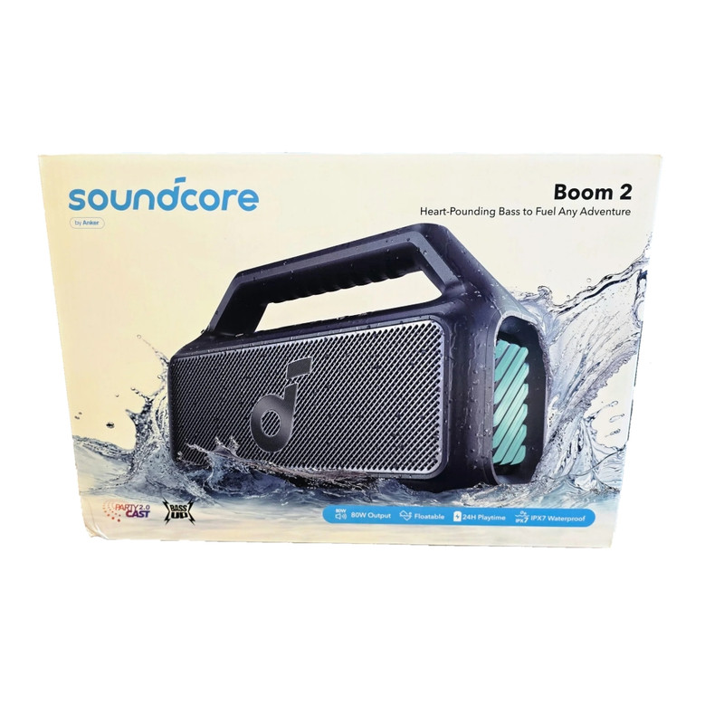 اسپیکر بلوتوثی قابل حمل انکر مدل Soundcore Boom 2 A3138 — تصویر ۴