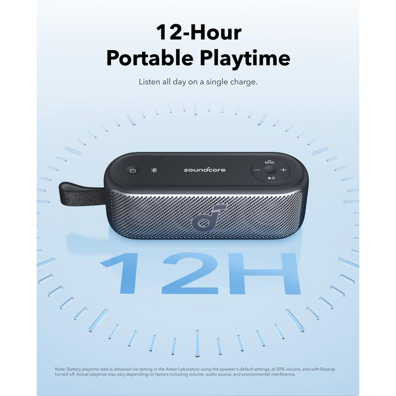 اسپیکر بلوتوثی قابل حمل انکر مدل Soundcore Motion 100 A3133 — تصویر ۷