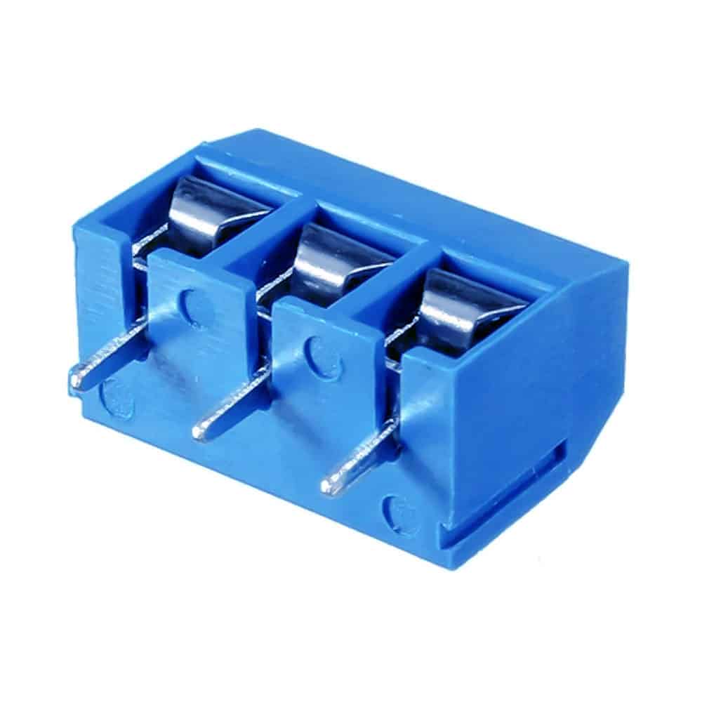 ترمینال پیچی 3 پین KF301 رنگ آبی — تصویر ۴