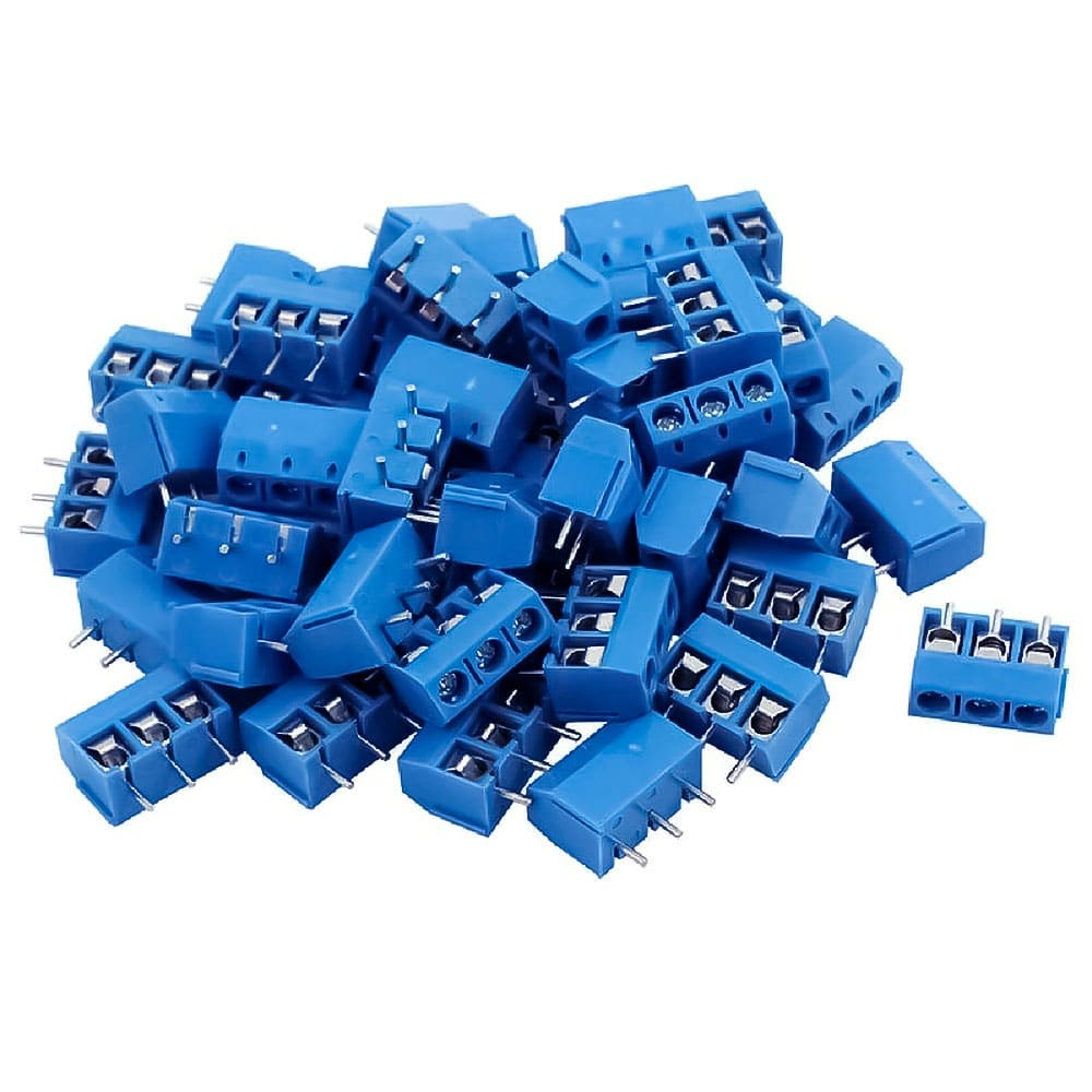 ترمینال پیچی 3 پین KF301 رنگ آبی — تصویر ۶