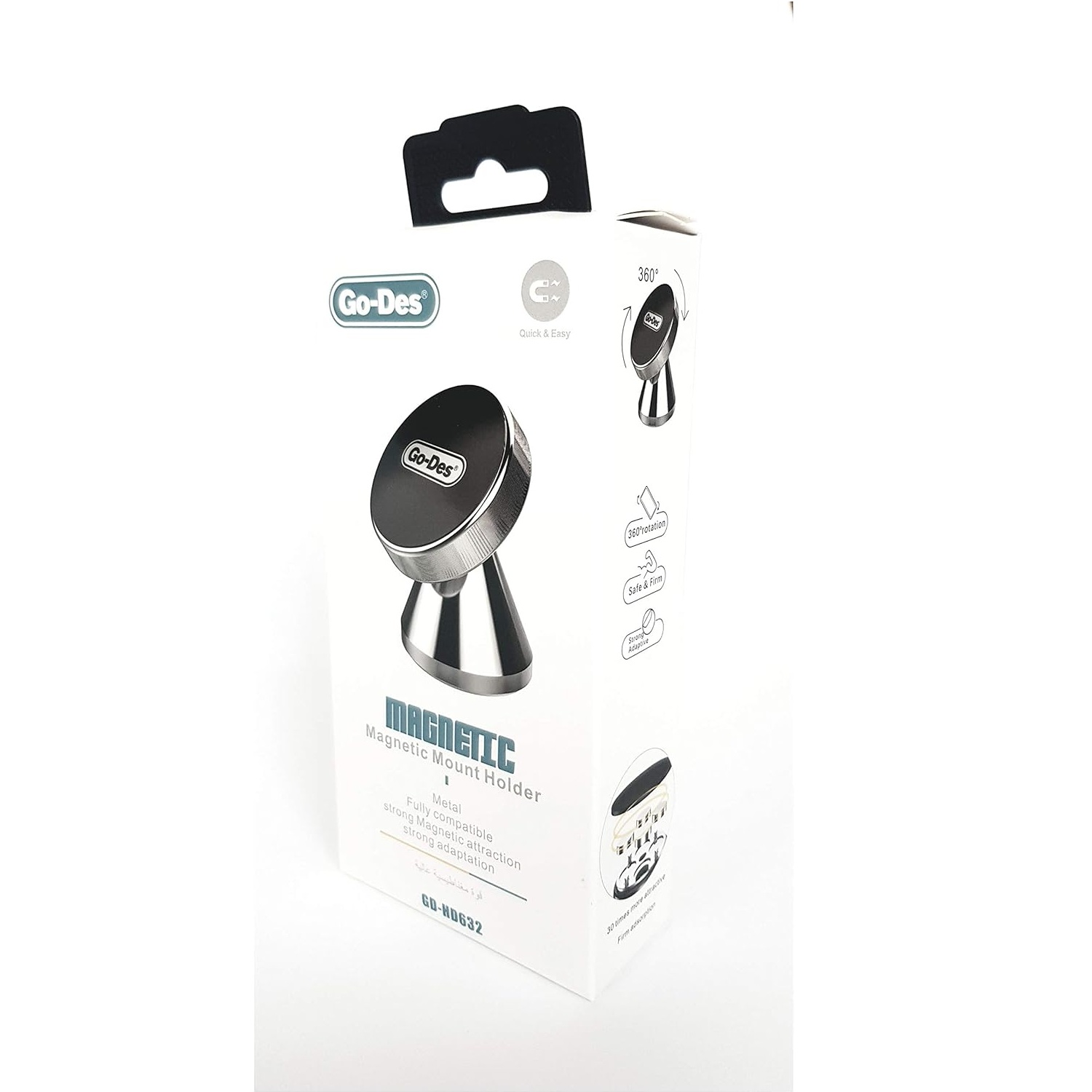 پایه نگهدارنده مغناطیسی گوشی موبایل گو-دس مدل Go-Des GD-HD632 — تصویر ۲