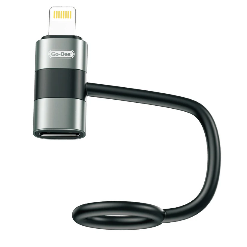 مبدل Go Des GD-CT068 لایتنینگ به Type-C با شارژ سریع و انتقال داده پرسرعت — تصویر ۵