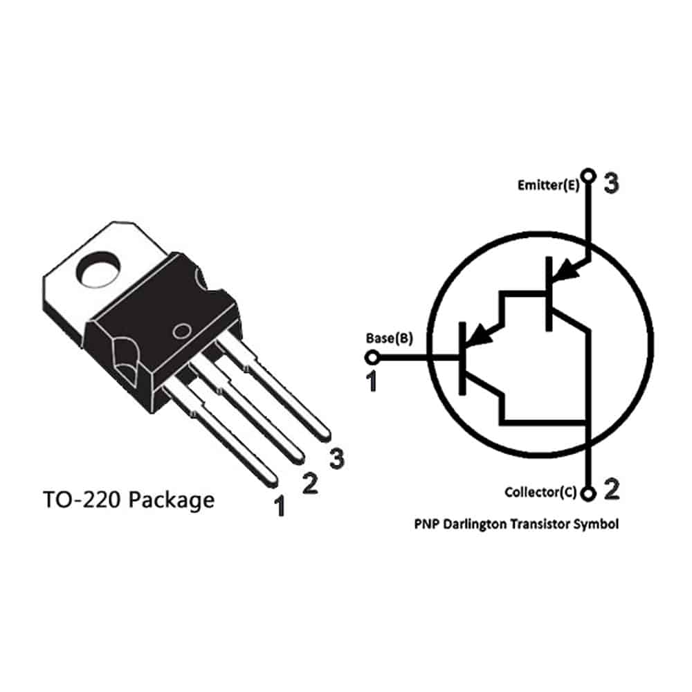 ترانزیستور قدرت دارلینگتون TIP110AL اورجینال تایوانی مارک UTC — تصویر ۴