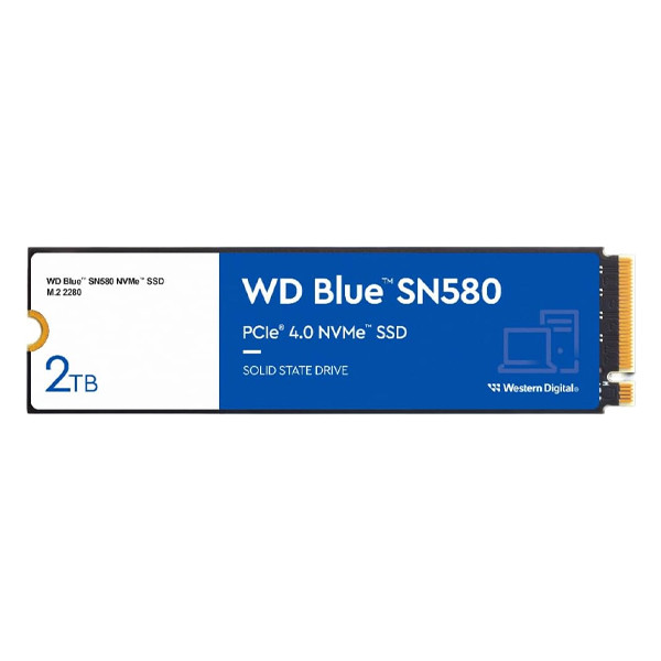 اس اس دی اینترنال PCIe 4.0 وسترن دیجیتال مدل SN580 ظرفیت دو ترابایت — تصویر ۳