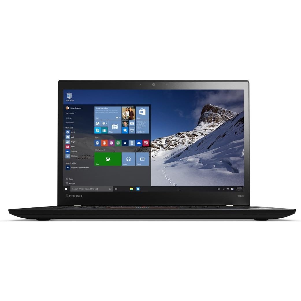 لپ تاپ Lenovo ThinkPad T460s | Core i5 نسل 6 | رم 8GB | SSD 256GB | سبک و حرفه‌ای — تصویر ۲