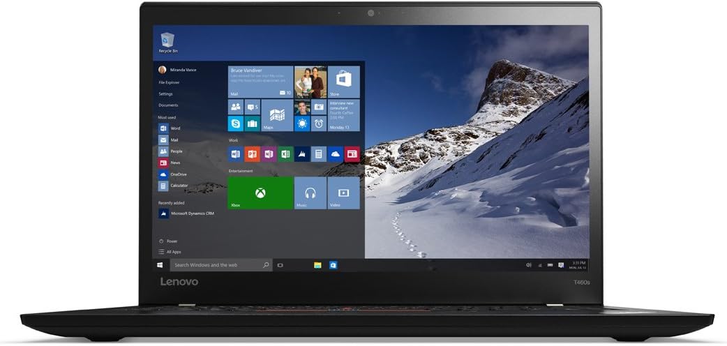 لپ تاپ Lenovo ThinkPad T460s | Core i5 نسل 6 | رم 8GB | SSD 256GB | سبک و حرفه‌ای — تصویر ۵