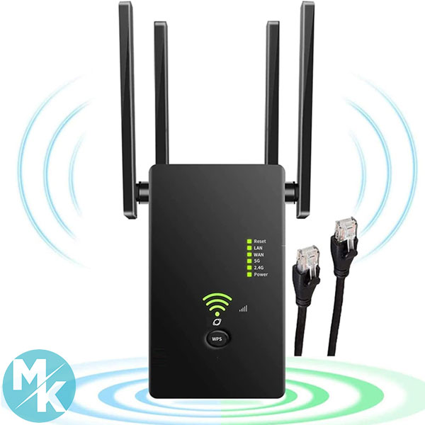 تقویت‌ کننده WiFi برند GUHUASHI مدل AC1200M استوک