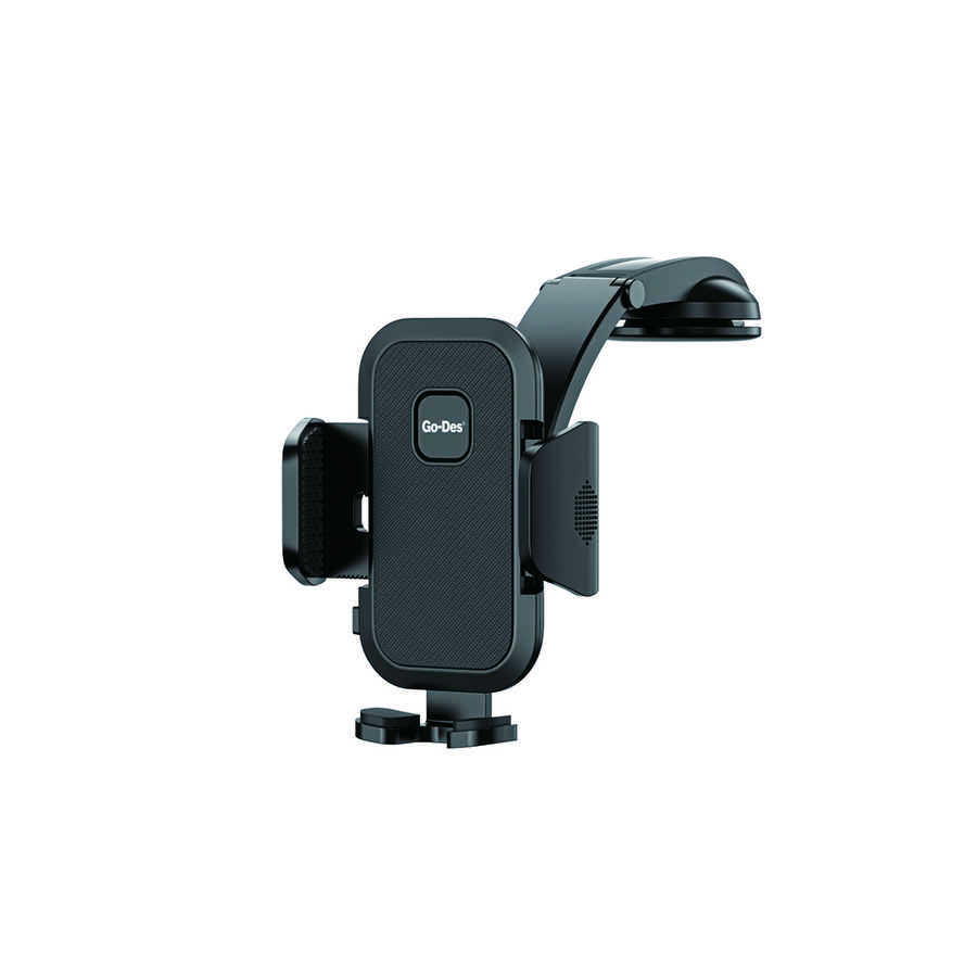 پایه نگهدارنده گوشی خودرو Go-Des مدل GD-HD648 با چرخش ۳۶۰ درجه و پایه مکنده قوی | هولدر موبایل قابل تنظیم و ایمن برای رانندگی — تصویر ۲