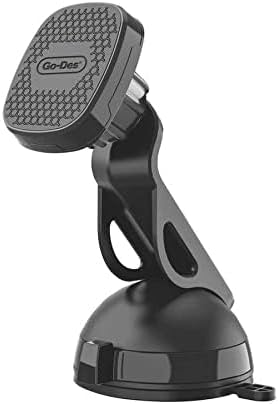 پایه نگهدارنده مغناطیسی گوشی Go-Des مدل GD-HD704 | هولدر خودرو با چسب قوی و چرخش ۳۶۰ درجه — تصویر ۴