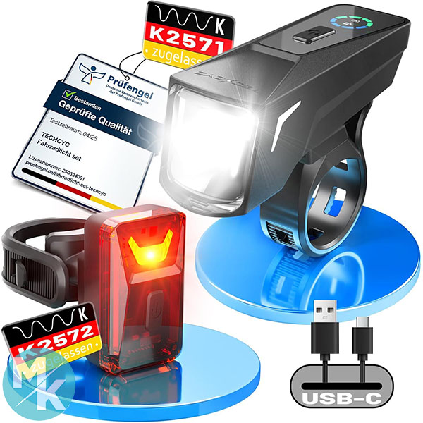 چراغ دوچرخه برند TECHCYC مدل ‎TC2401/TC2402