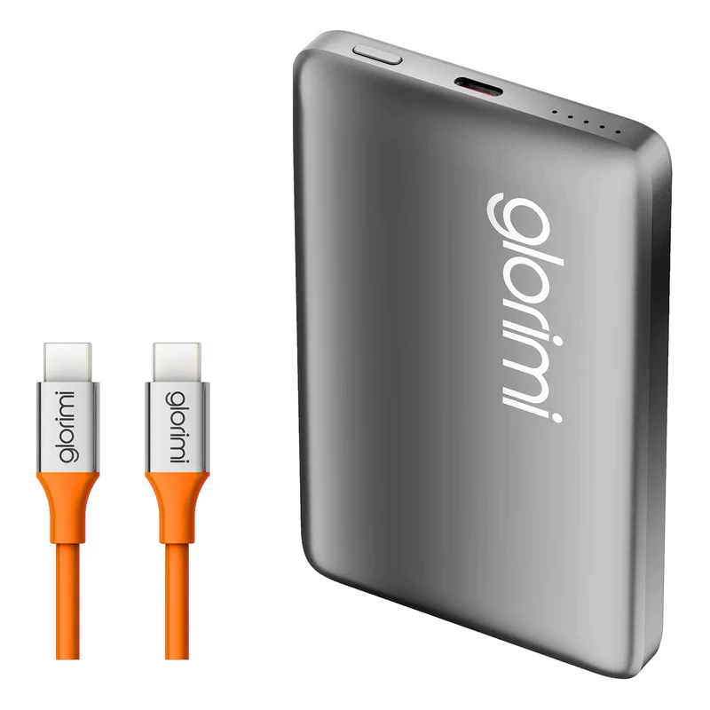 پاوربانک 10000mAh گلوریمی | Glorimi Power Bank FitCore Mag Qi2 10000mAh — تصویر ۶