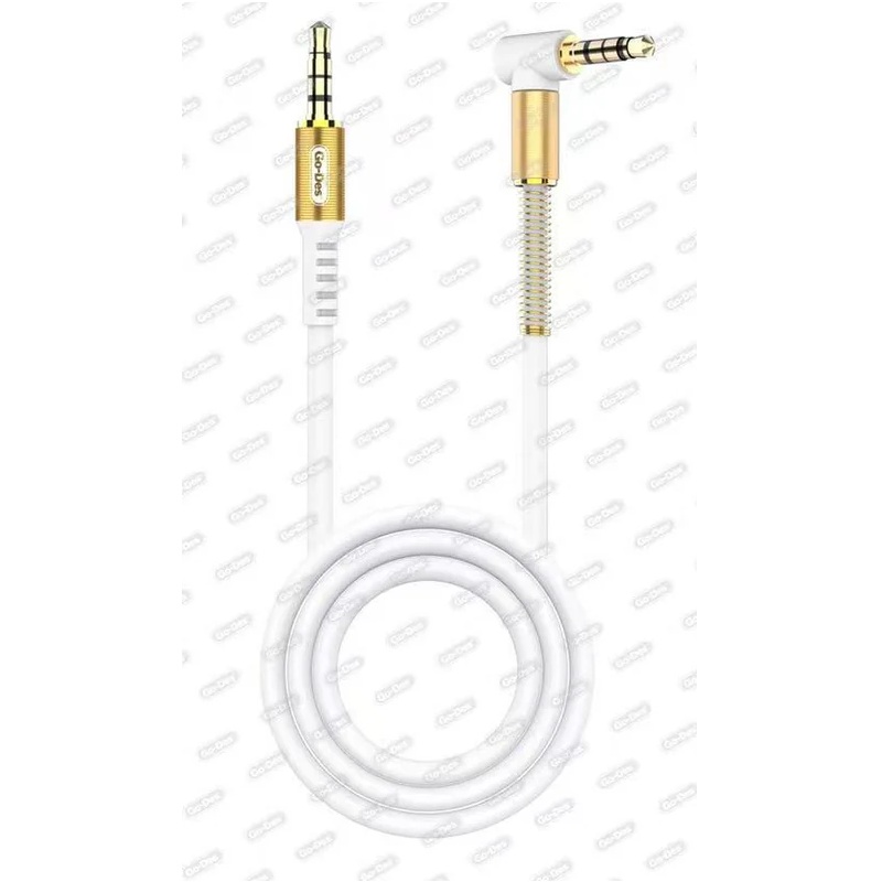 کابل AUX صوتی Go-Des مدل GAC-101 | کابل انتقال صدا جک 3.5mm دو سر فلزی با روکش مقاوم — تصویر ۵