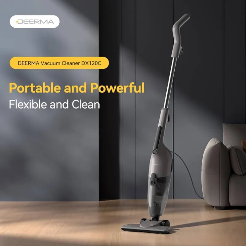 جارو برقی درما | Deerma DX120C Handheld Vacuum Cleaner — تصویر ۶