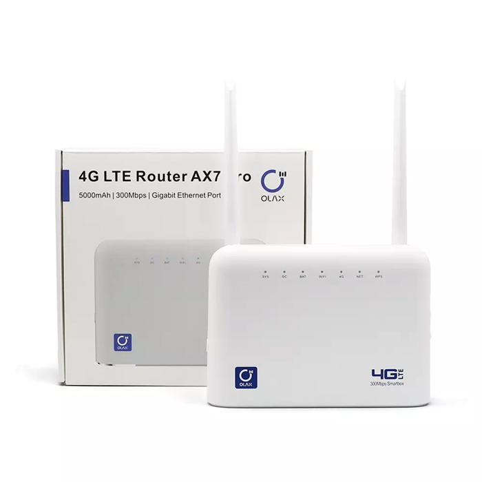 مودم سیم کارت خور 3G/4G اولاکس مدل AX7 PRO با باطری — تصویر ۵