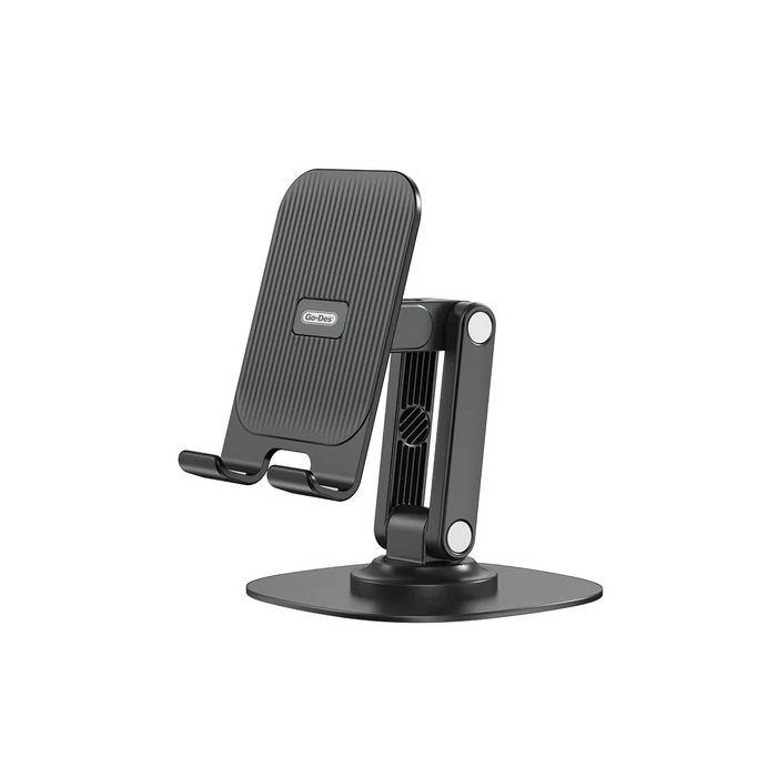 پایه نگهدارنده گوشی Go-Des مدل GD-HD757 | هولدر تاشو با چرخش 360 درجه و قابلیت تنظیم زاویه — تصویر ۲