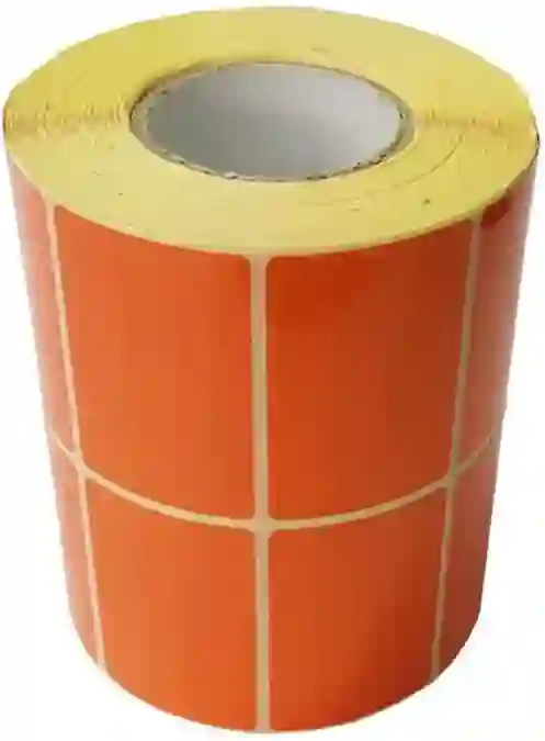 لیبل پی وی سی نارنجی دیجی کالا 34×51 — تصویر ۲
