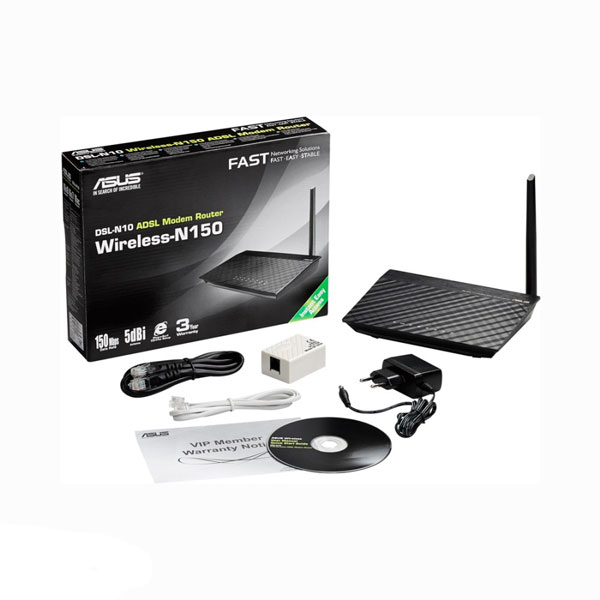 ASUS DSL-N10 Wireless-N150 ADSL Modem Router — تصویر ۶