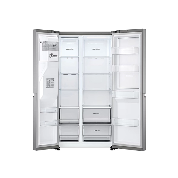 ساید بای ساید دو درب رنگ نقره ای مدل GC-J257SMSV — تصویر ۶