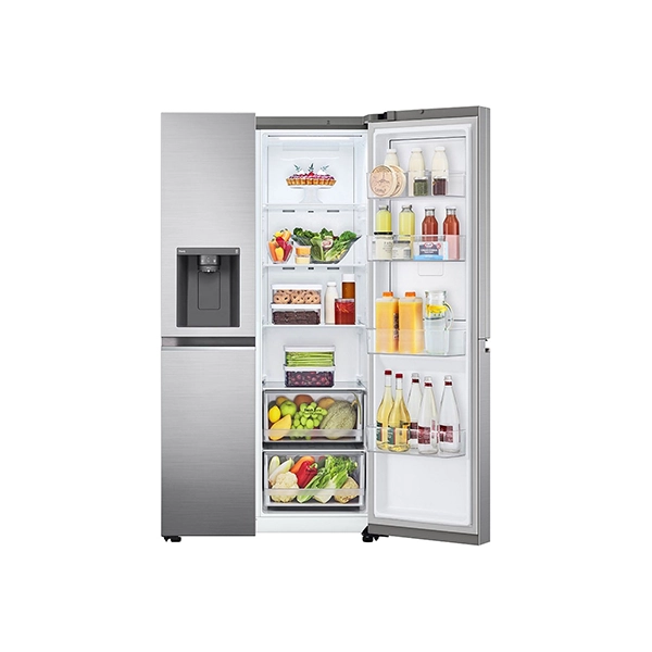 ساید بای ساید دو درب رنگ نقره ای مدل GC-J257SMSV — تصویر ۷