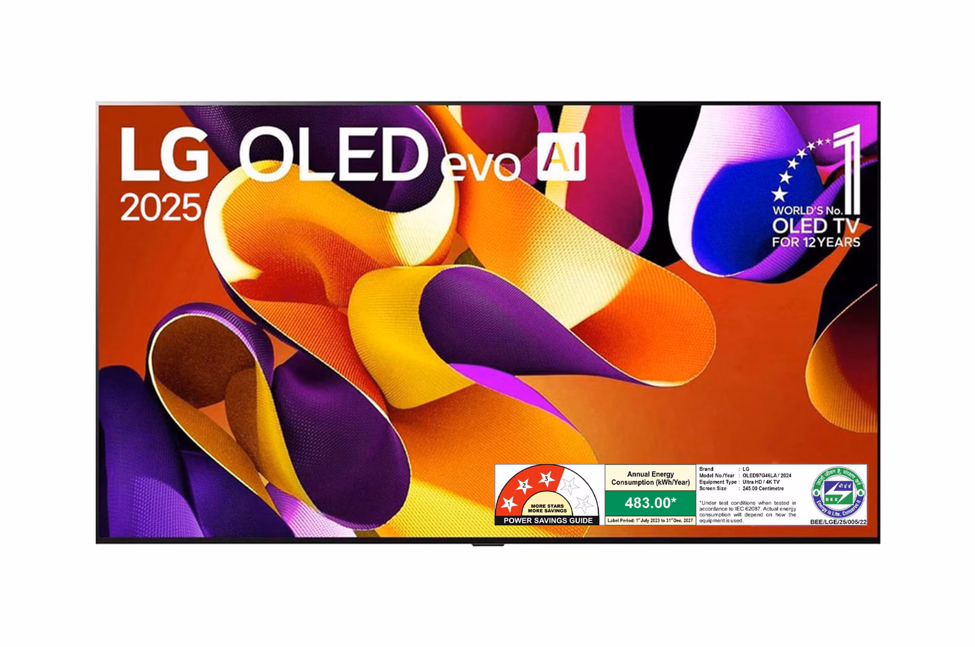 تلویزیون ال جی مدل OLED97G46LA سایز ۹۷ اینچ