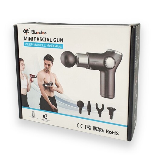 ماساژور تفنگی بلوآیدیا مدل 323 Blueidea 323 Mini Fascial Gun Massager de(لمسی) — تصویر ۳