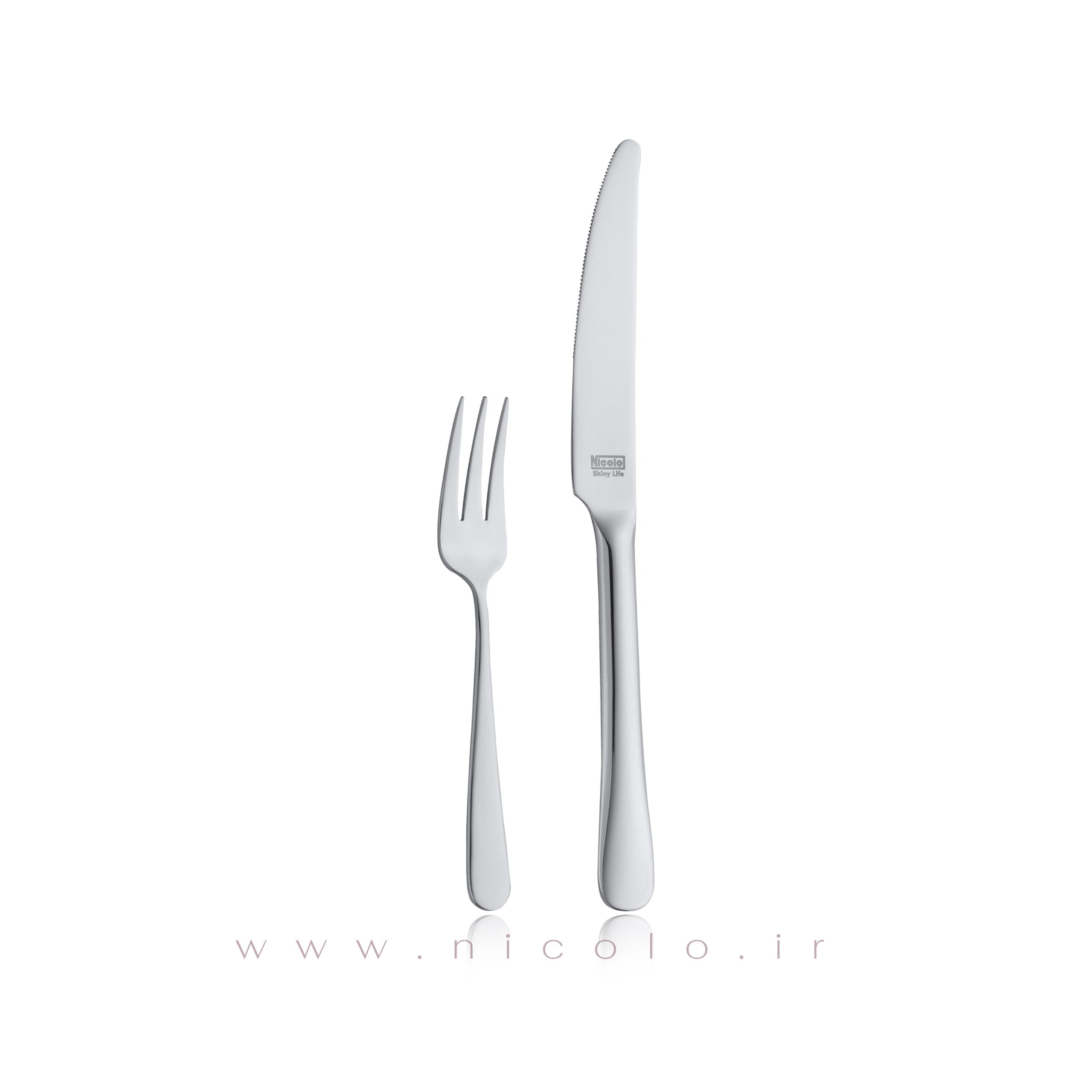کارد و چنگال ۱۲ پارچه نیکولو مدل ساندرا — تصویر ۳