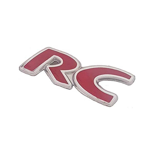 آرم استیل عقب خودرو طرح RC قرمز — تصویر ۴