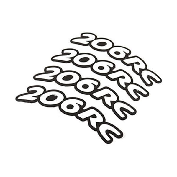 برچسب لاستيک برجسته طرح 206RC