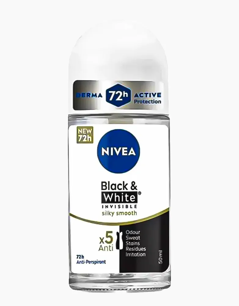 اسپری ضد تعریق زنانه نیوا مدل black &amp; white invisible silky smooth 72h — تصویر ۳
