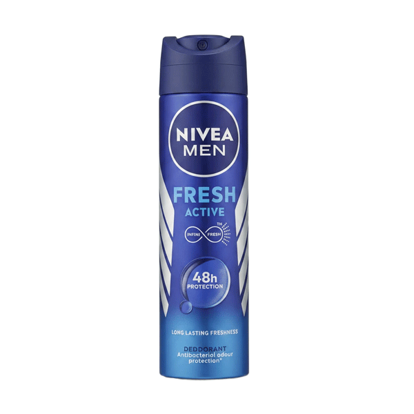 اسپری ضد تعریق مردانه نیوا مدل Nivea fresh Active infini fresh antibacterial 48h